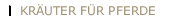 KRÄUTER FÜR PFERDE